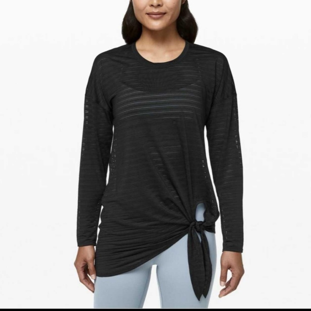 Lululemon Tie Your Practice Long Sleeve